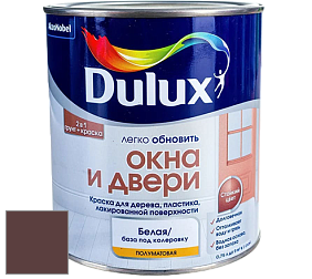 Краска DULUX LUXIUM ОКНА И ДВЕРИ полуматовая краска цвет NCS S 7020-R 