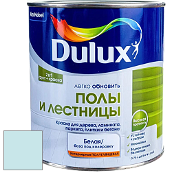 Краска DULUX LUXIUM ПОЛЫ И ЛЕСТНИЦЫ полуглянцевая краска цвет 30BG 76/107 Winterscape