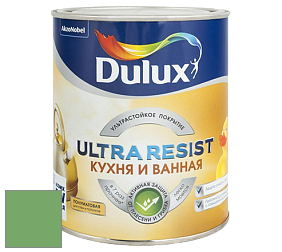 Краска DULUX LUXIUM ULTRA RESIST КУХНЯ И ВАННАЯ полуматовая ультрастойкая краска цвет NCS S 2050-G20Y 