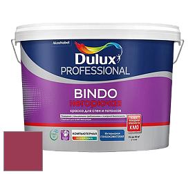 Краска DULUX LUXIUM BINDO НЕГОРЮЧАЯ 9л глубокоматовая краска цвет 80RR 12/516 Garnet symphony 3