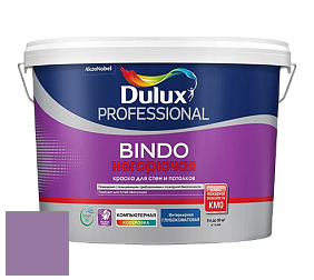 Краска DULUX LUXIUM BINDO НЕГОРЮЧАЯ 9л глубокоматовая краска цвет NCS S 3040-R50B 