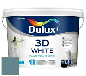 Краска DULUX LUXIUM 3D WHITE матовая краска цвет 30BG 23/124 Smoked Turquoise