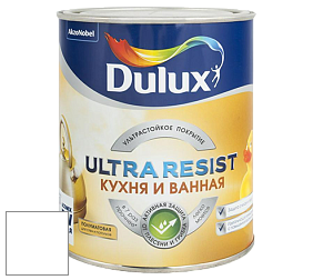 Краска DULUX LUXIUM ULTRA RESIST КУХНЯ И ВАННАЯ полуматовая ультрастойкая краска цвет 70GG 16/390 