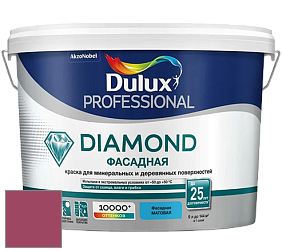 Краска DULUX LUXIUM DIAMOND ФАСАДНАЯ матовая краска цвет 70RR 15/400 Moroccan velvet 4