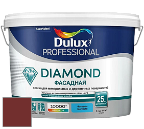 Краска DULUX LUXIUM DIAMOND ФАСАДНАЯ матовая краска цвет 05YR 08/272 Intense Maroon