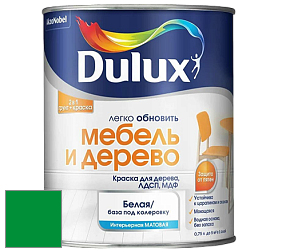 Краска DULUX LUXIUM МЕБЕЛЬ И ДЕРЕВО матовая краска цвет RAL 6037 