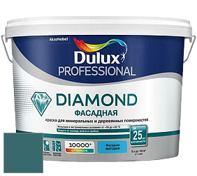 Краска DULUX LUXIUM DIAMOND ФАСАДНАЯ матовая краска цвет 10BG 13/156 Cape Storm