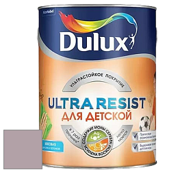 Краска DULUX LUXIUM ULTRA RESIST ДЛЯ ДЕТСКОЙ ультрастойкая матовая краска цвет NCS S 3010-R20B 