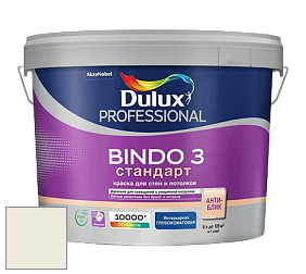 Краска DULUX LUXIUM BINDO 3 Стандарт глубокоматовая краска цвет RAL 9001 