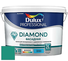 Краска DULUX LUXIUM DIAMOND ФАСАДНАЯ матовая краска цвет NCS S 3050-B80G 