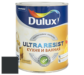 Краска DULUX LUXIUM ULTRA RESIST КУХНЯ И ВАННАЯ полуматовая ультрастойкая краска цвет RAL 7021 