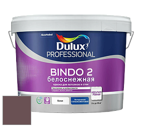Краска DULUX LUXIUM BINDO 2 глубокоматовая краска цвет 90RR 10/119 