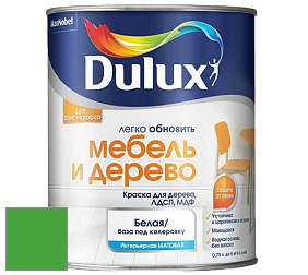 Краска DULUX LUXIUM МЕБЕЛЬ И ДЕРЕВО матовая краска цвет RAL 6018 