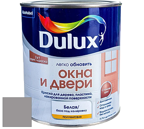 Краска DULUX LUXIUM ОКНА И ДВЕРИ полуматовая краска цвет RAL 7036 