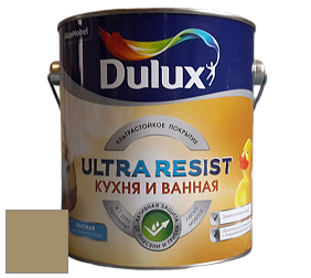 Краска DULUX LUXIUM ULTRA RESIST КУХНЯ И ВАННАЯ матовая ультрастойкая краска цвет NCS S 4020-Y 