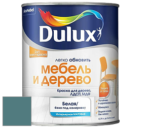 Краска DULUX LUXIUM МЕБЕЛЬ И ДЕРЕВО матовая краска цвет 10BG 17/176 