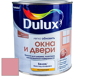 Краска DULUX LUXIUM ОКНА И ДВЕРИ полуматовая краска цвет 90RR 43/290 Ruby fountain 6