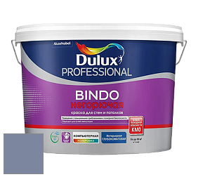 Краска DULUX LUXIUM BINDO НЕГОРЮЧАЯ 9л глубокоматовая краска цвет NCS S 4020-R70B 