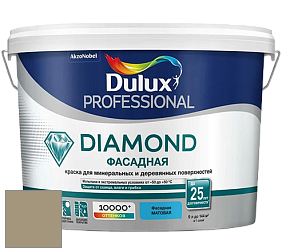 Краска DULUX LUXIUM DIAMOND ФАСАДНАЯ матовая краска цвет RAL 1019 