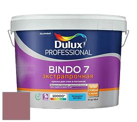 Краска DULUX LUXIUM BINDO 7 Экстрапрочная матовая краска цвет 90RR 22/227 