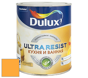 Краска DULUX LUXIUM ULTRA RESIST КУХНЯ И ВАННАЯ полуматовая ультрастойкая краска цвет 05YY 52/658 Gas Flame