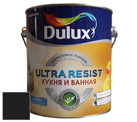 Краска DULUX LUXIUM ULTRA RESIST КУХНЯ И ВАННАЯ матовая ультрастойкая краска цвет RAL 8022 