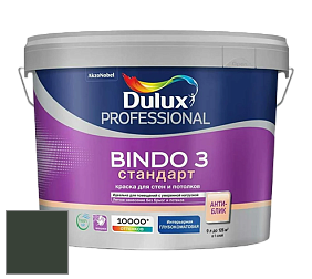 Краска DULUX LUXIUM BINDO 3 Стандарт глубокоматовая краска цвет 50GY 06/077 Black Swan