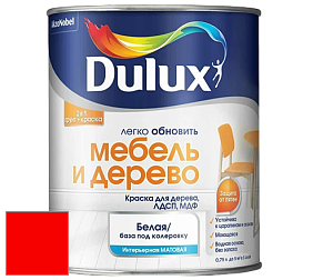 Краска DULUX LUXIUM МЕБЕЛЬ И ДЕРЕВО матовая краска цвет RAL 3024 