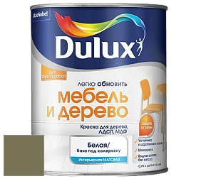 Краска DULUX LUXIUM МЕБЕЛЬ И ДЕРЕВО матовая краска цвет 70YY 18/152 Green Grove