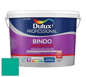 Краска DULUX LUXIUM BINDO НЕГОРЮЧАЯ 9л глубокоматовая краска цвет 46GG 31/446 Caribbean Pleasure