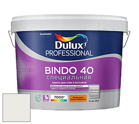 Краска DULUX LUXIUM BINDO 40 Специальная полуглянцевая краска цвет 30GY 83/021 Extreme White