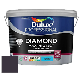 Краска DULUX LUXIUM DIAMOND MAX PROTECT матовая краска цвет 46RB 06/074 Black Magic