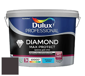 Краска DULUX LUXIUM DIAMOND MAX PROTECT матовая краска цвет 39RR 07/029 Night Intensity