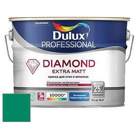 Краска DULUX LUXIUM DIAMOND EXTRA MATT глубокоматовая краска цвет 30GG 18/450 Racing Green