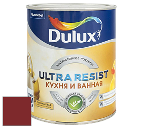 Краска DULUX LUXIUM ULTRA RESIST КУХНЯ И ВАННАЯ полуматовая ультрастойкая краска цвет RAL 3011 