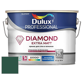 Краска DULUX LUXIUM DIAMOND EXTRA MATT глубокоматовая краска цвет RAL 6028 
