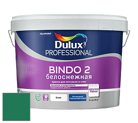 Краска DULUX LUXIUM BINDO 2 глубокоматовая краска цвет 10GG 15/346 Eleanor's Emerald