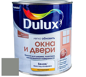 Краска DULUX LUXIUM ОКНА И ДВЕРИ полуматовая краска цвет 30GY 27/036 