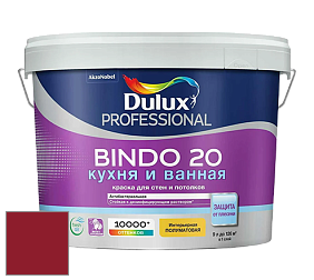 Краска DULUX LUXIUM BINDO 20 Кухня и Ванная полуматовая краска цвет RAL 3003 