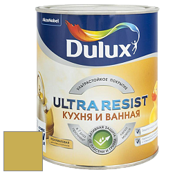 Краска DULUX LUXIUM ULTRA RESIST КУХНЯ И ВАННАЯ полуматовая ультрастойкая краска цвет NCS S 2050-G90Y 