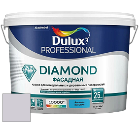 Краска DULUX LUXIUM DIAMOND ФАСАДНАЯ матовая краска цвет 50RB 64/035 Twilight cinders 5