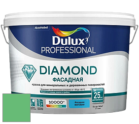 Краска DULUX LUXIUM DIAMOND ФАСАДНАЯ матовая краска цвет NCS S 1060-G10Y 