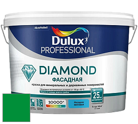 Краска DULUX LUXIUM DIAMOND ФАСАДНАЯ матовая краска цвет RAL 6037 
