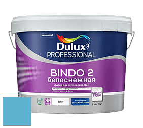 Краска DULUX LUXIUM BINDO 2 глубокоматовая краска цвет 70BG 40/284 Beside the Ocean