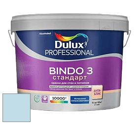 Краска DULUX LUXIUM BINDO 3 Стандарт глубокоматовая краска цвет 70BG 70/113 California Sky