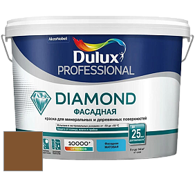 Краска DULUX LUXIUM DIAMOND ФАСАДНАЯ матовая краска цвет RAL 8003 
