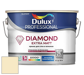Краска DULUX LUXIUM DIAMOND EXTRA MATT глубокоматовая краска цвет 58YY 88/180 Soft Yellow