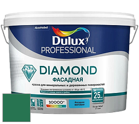 Краска DULUX LUXIUM DIAMOND ФАСАДНАЯ матовая краска цвет NCS S 4050-G 