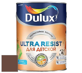 Краска DULUX LUXIUM ULTRA RESIST ДЛЯ ДЕТСКОЙ ультрастойкая матовая краска цвет NCS S 7020-Y60R 