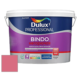 Краска DULUX LUXIUM BINDO НЕГОРЮЧАЯ 9л глубокоматовая краска цвет 74RR 28/432 Strawberry Crush